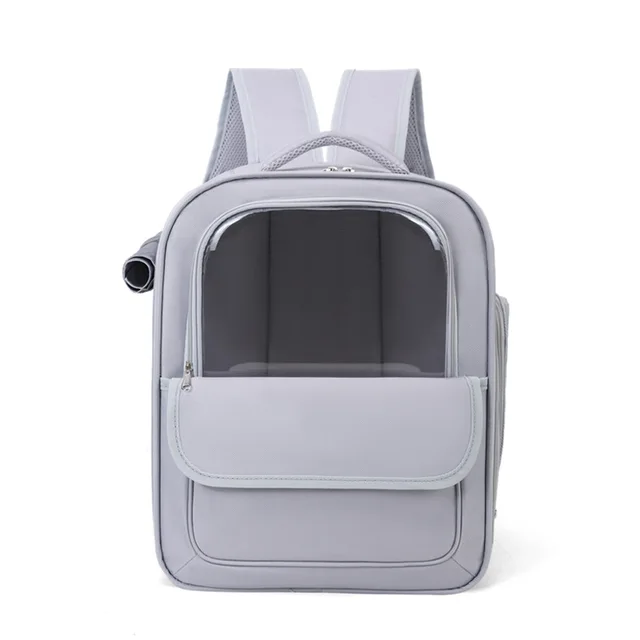 Cat Backpack Outing School Bag Backpack Pet Bag Cat Travel Dog Cat Supplies Transparent Window Large Capacity Portable Cat Bag 5