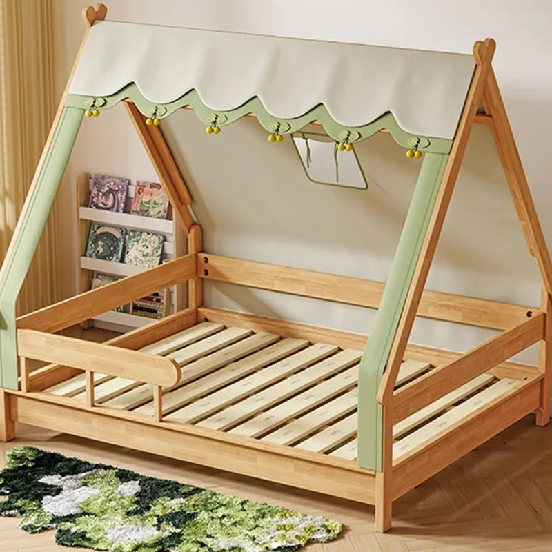 

Small Family bed Shaped Children Beds Kindergarten Guardrails Apartment Student Bed Shaped Apartment muebles modern furniture