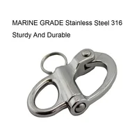 Stainless Steel Quick Release Fixed Bail Snap Shackle