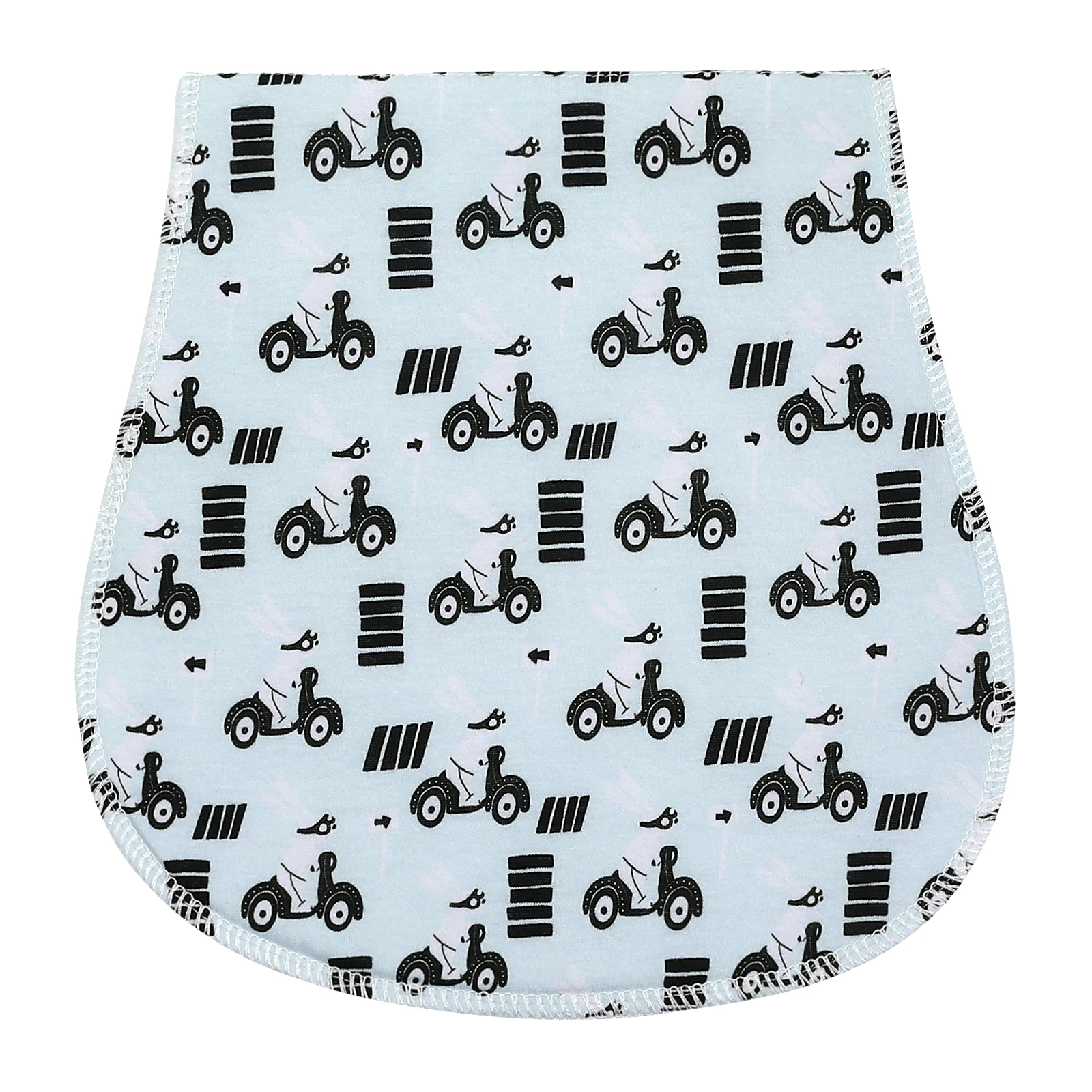 100% Cotton Baby Bibs 3 Layer Baby Burp Cloths Baby Burp Set Curved Absorbent Waterproof Newborn Soft Baby Bibs Baby Shower Gift baby accessories bag	