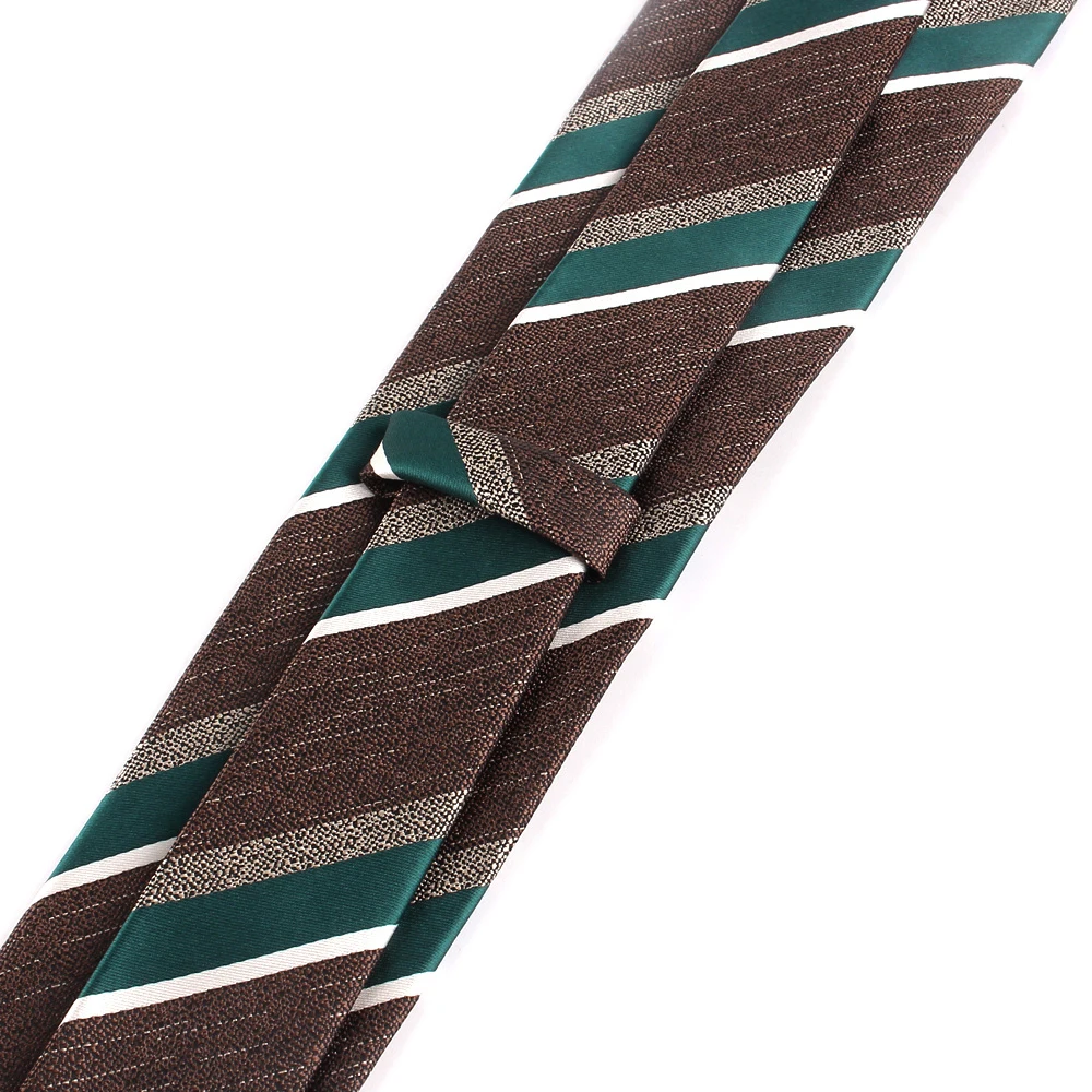 Men's Stripe Ties Wedding Necktie For Groomsmen Mens Neck Tie For Wedding Fashion Coffee Ties Men Women Good Gifts Gravatas
