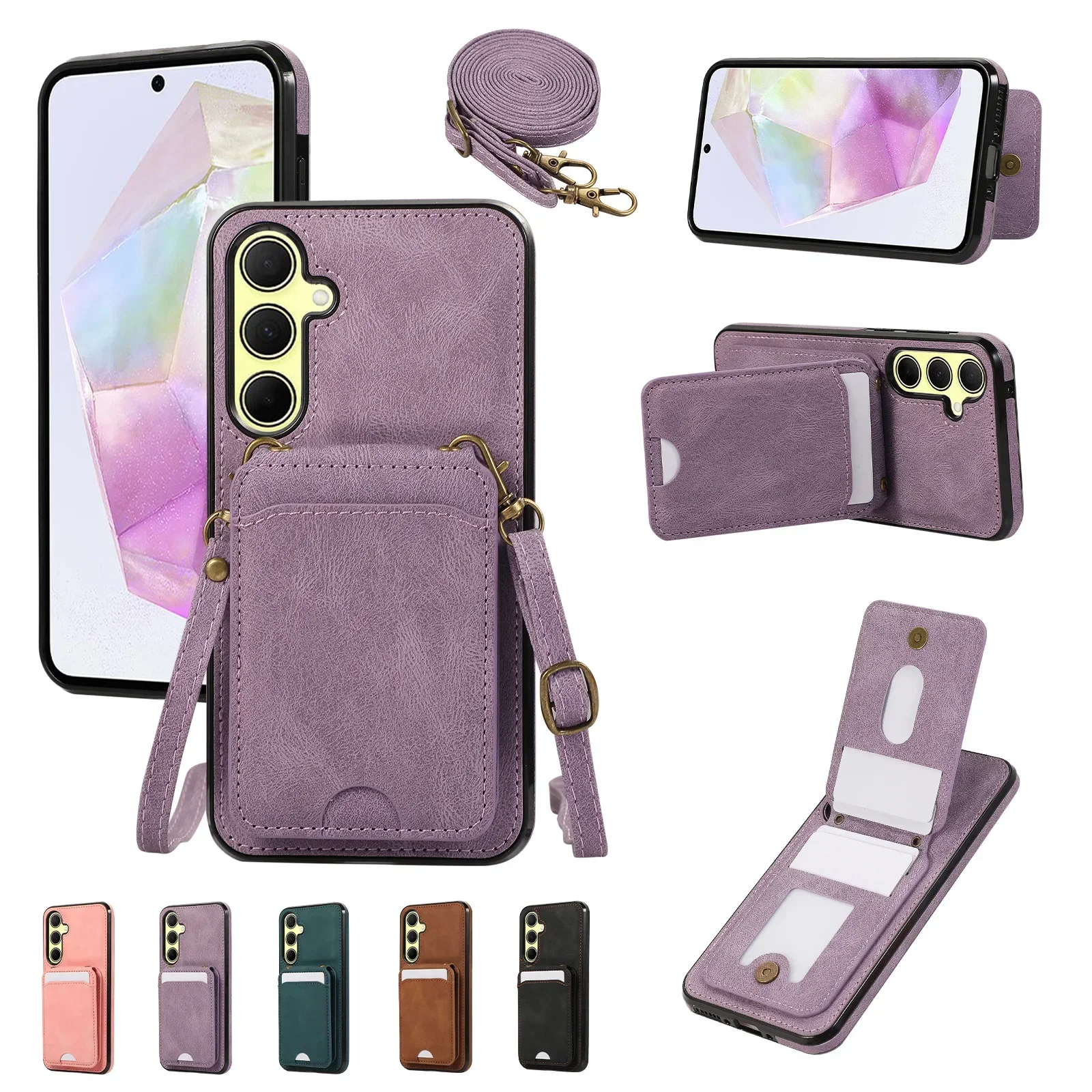 Sleek Crossbody Phone Case with Adjustable Strap