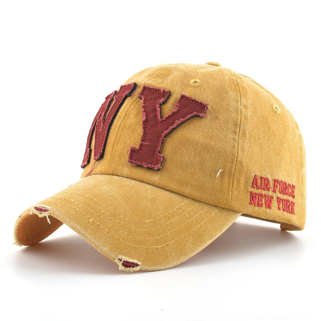 Unisex NewYork bestickte Baseballkappe für Herren, Vintage-Stil, Papa-Hüte für Damen, verstellbar, für den Außenbereich, vier Jahreszeiten, Sonnenschutz, Strandkappe – Detail 14