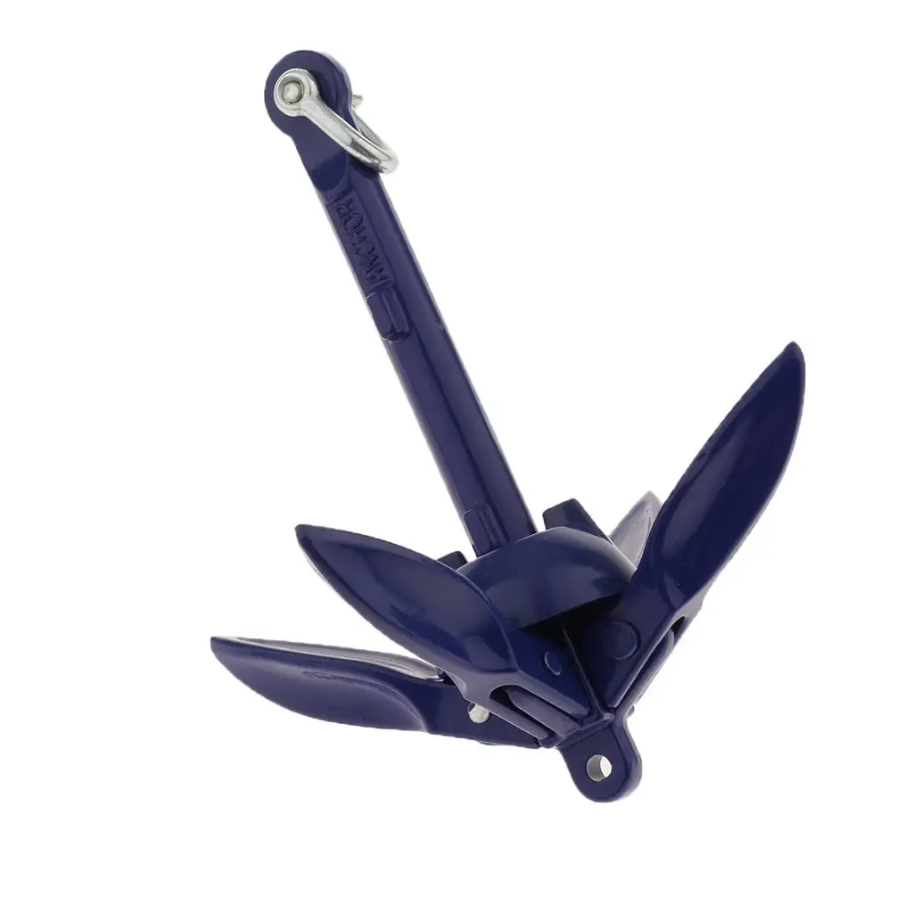 Boat Folding Anchor 0.24KG Boat Folding Grapnel Anchor 1.5lbs for Marine Boat Canoe Kayak Raft Watercrafts Sailboat Fishingboat Fishing Dinghie