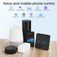 No Neutral Wire Tuya Smart WiFi RF433 Fan Ceiling Light Switch Timer Wall Glass Touch Switch Backlight Timing Control Voice - Image 3