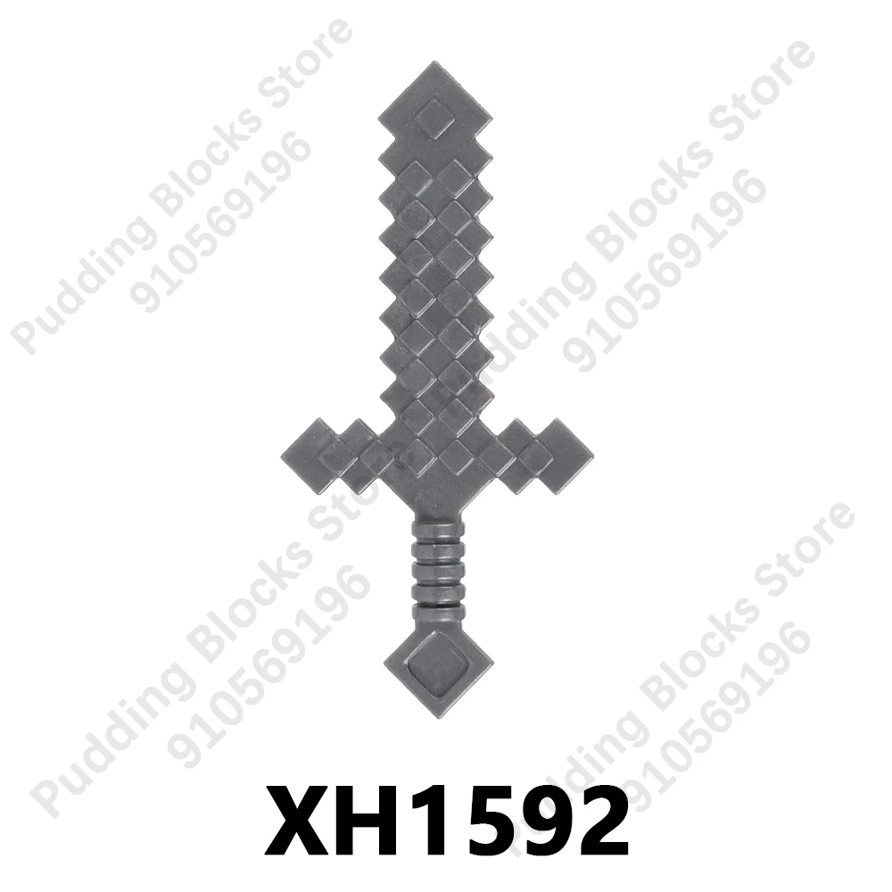 X0299 빌딩 블록 액션 피규어 XH1592 XH1593 XH1594 XH1595 XH1596 XH1597 XH1598 XH1599 DIY 벽돌 액세서리 어린이 장난감