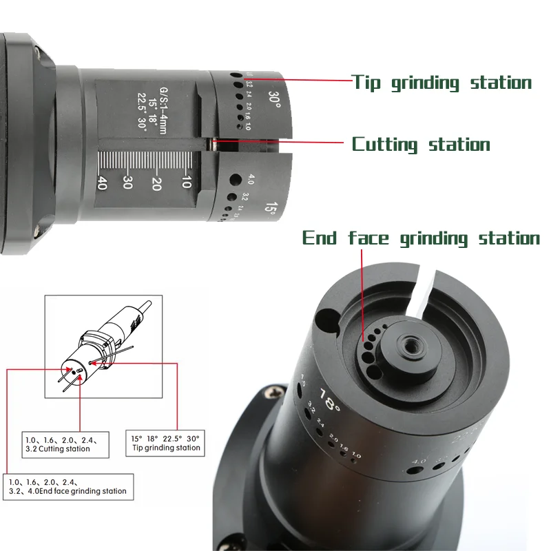 Handheld Tungsten Electrode Sharpener Dustproof  Grinding Machine Portable Tungsten Grinder for Electrode size 1.0-4.0  220V 3