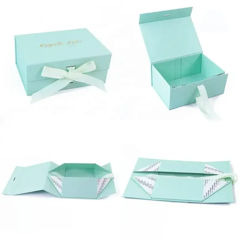 Magnetic Gift Box for Presents with Lids – Collapsible Rectangle Paper Box for Wedding,... - SKU FGB73089 - UGI Packaging