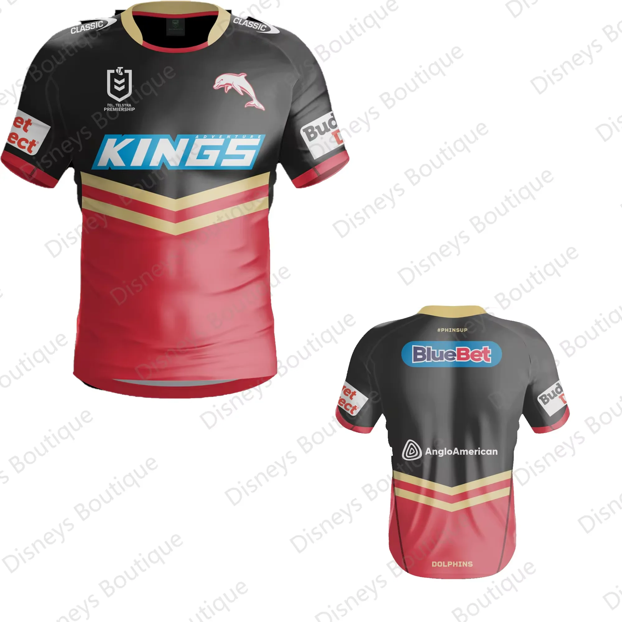 Summer Australian NRL Dolphins Mens Home Jersey Training Jersey Kid Uniform For Adult&Kid Kit downhill jerseys