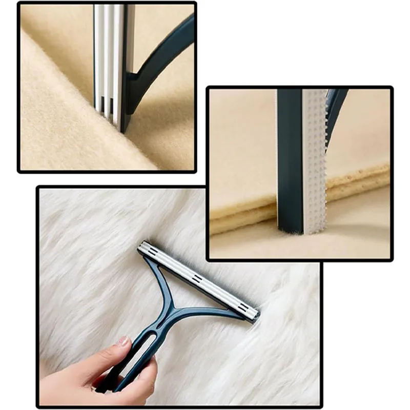 Double Sided Lint Remover Portable Silicone Pet Hair Remover Manual Fluff Clothes Fuzz Fabric Shaver Carpet Brush Clean Tools lint remover,pet hair remover,fabric shavers,pet hair remover brush,lint remover brush,clothes lint remover,hair removal brush,hair remover,fabric shaver