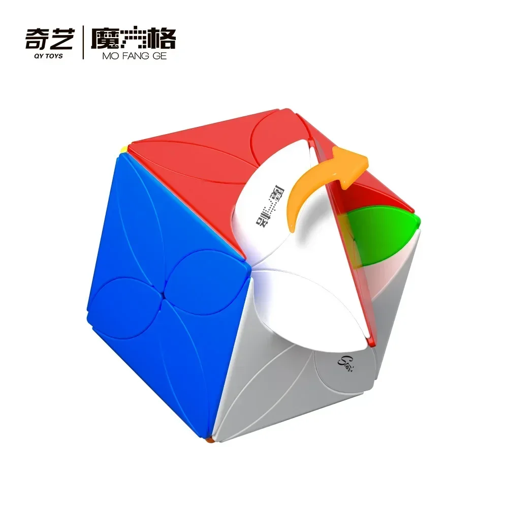 [Picube] QiYi Clover Four Leaf Speed Magico Cubo Professional Magic Cube Puzzle Educational Toys for Kids Fidget Toy Puzzles 5