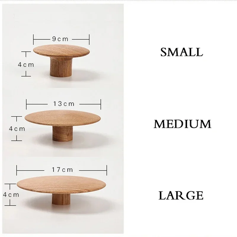 Nordic Wall Hanger Wooden Wood Round Coat Hooks Wall Decor Artworks Wall Decor Wood Round Clothes Rack Mushroom Clothes Hooks 5
