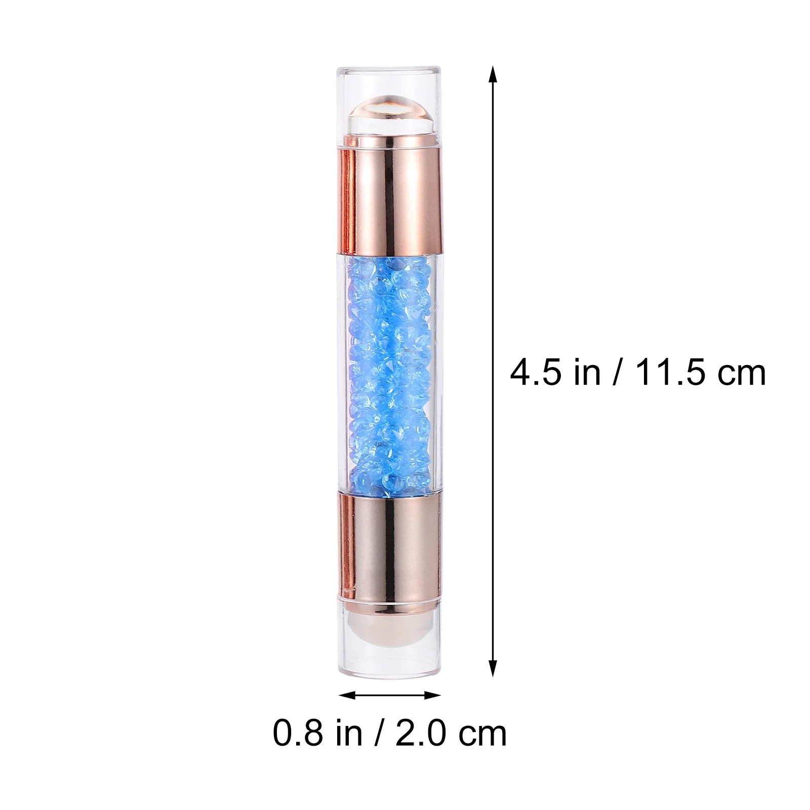 2 Pcs Nail Stamp DIY Manicure Stamper Tool Tools Jelly Silica Gel Small Polish 4