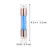 2 Pcs Nail Stamp DIY Manicure Stamper Tool Tools Jelly Silica Gel Small Polish 4