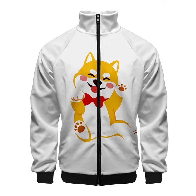 thumbnail image 1 of Bonitas chaquetas con estampado 3D de cara de animé para hombres y mujeres, abrigo de calle de manga larga, chaqueta con cremallera de gran tamaño, ropa de abrigo masculina con personalidad, 1 of 5