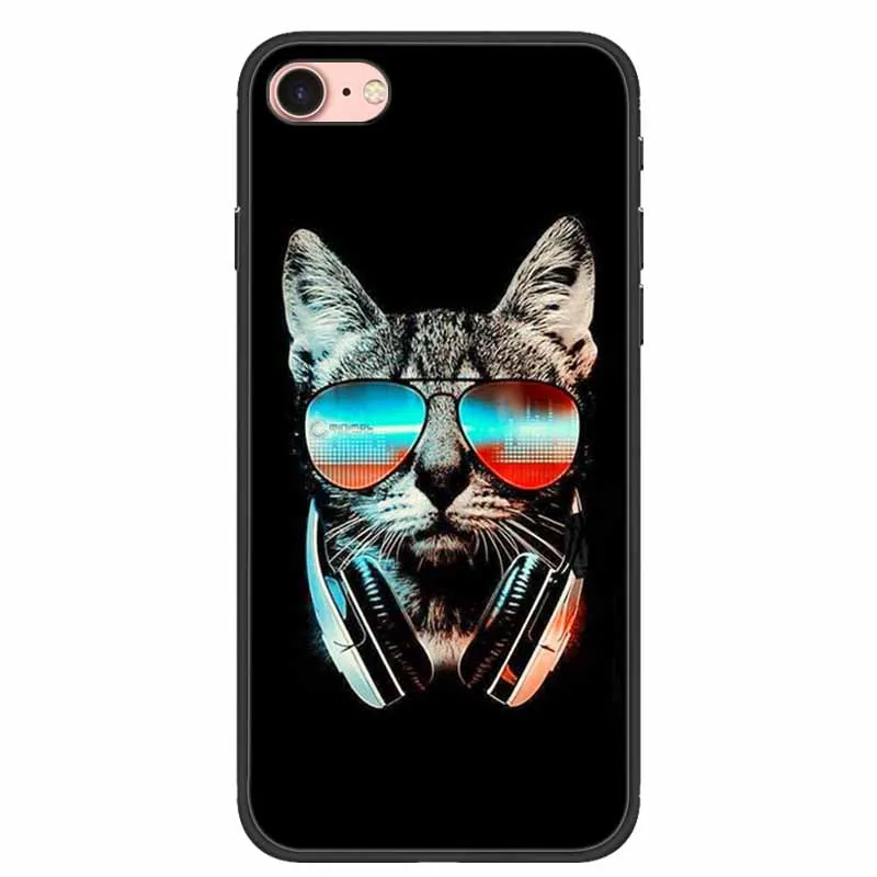 Sleek Black Silicone Soft Protective Case for iPhone - Cool and Durable Design