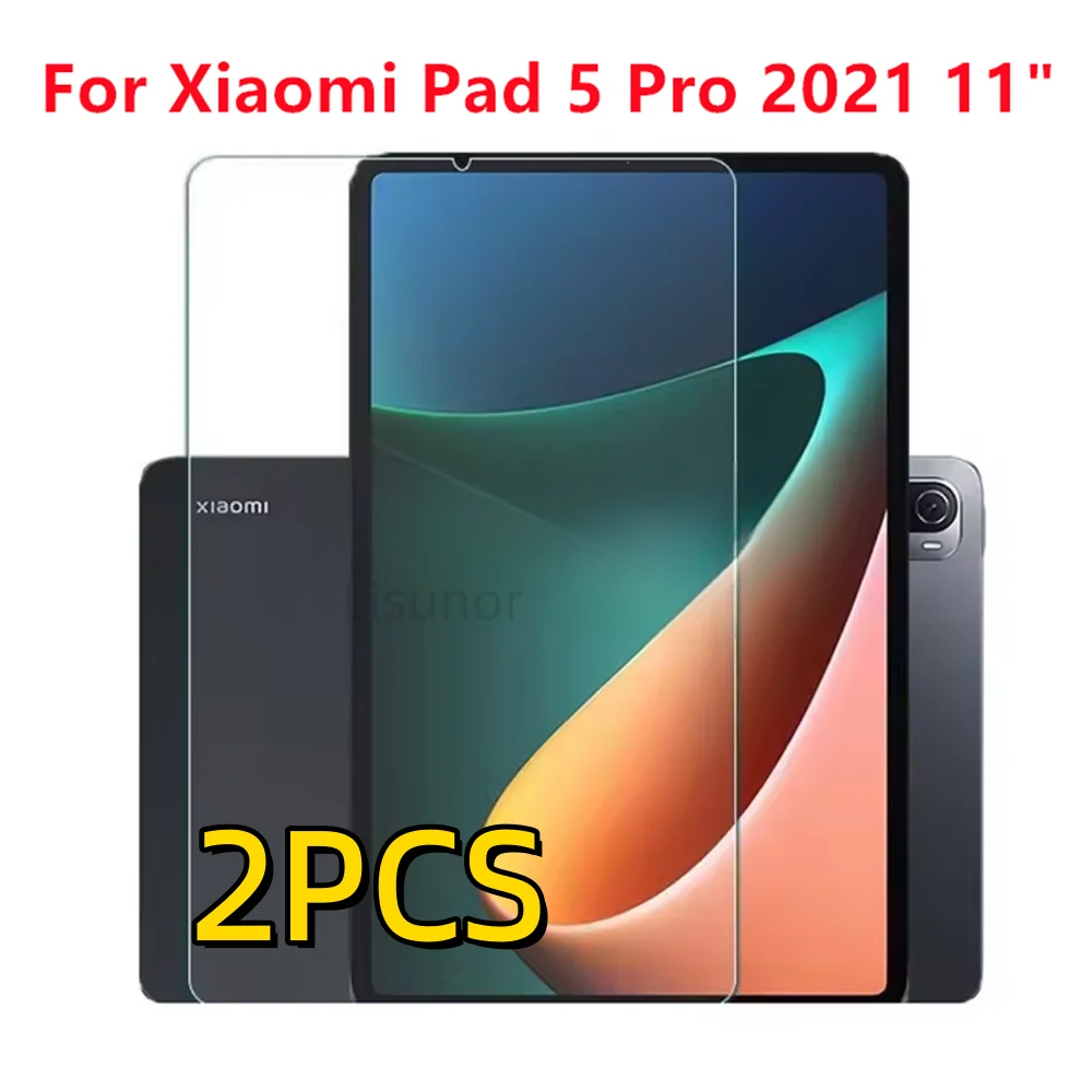 Premium 9H Tempered Glass Tablet Screen Protector - 2 Pack, Anti-Scratch & Bubble-Free Protective Film