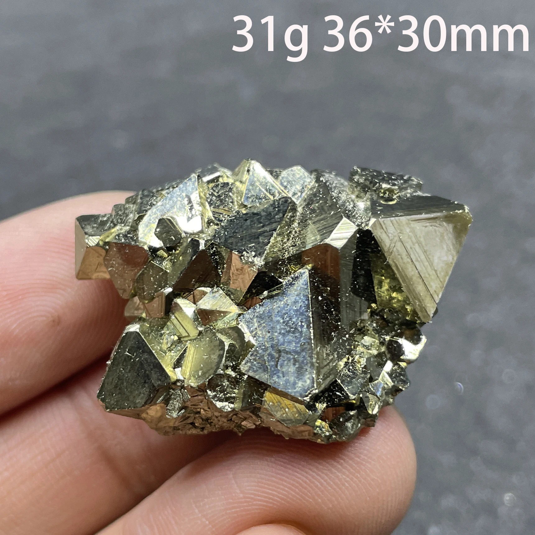 Natural Raw Octahedral Peru Pyrite Mineral Raw Teaching Specimen Collection Healing Stone Home Decor 5