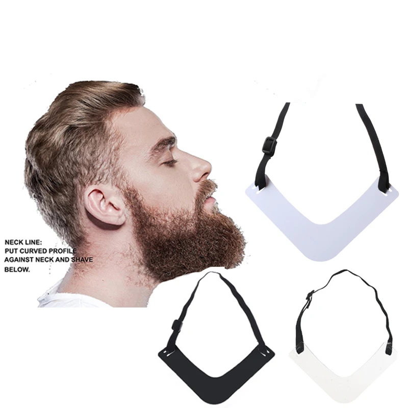 Beard Shaper Neckline Guide Neck Styler Neckline Beard Shaping Template Trimmer Tool Lineup Stencil Kit Line