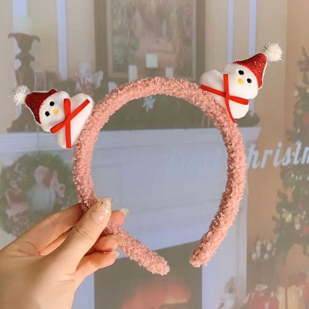 

Plush Elk Antlers Headress Christmas Hair Accessories Korean Style Hairband Hair Hoop Women Headband