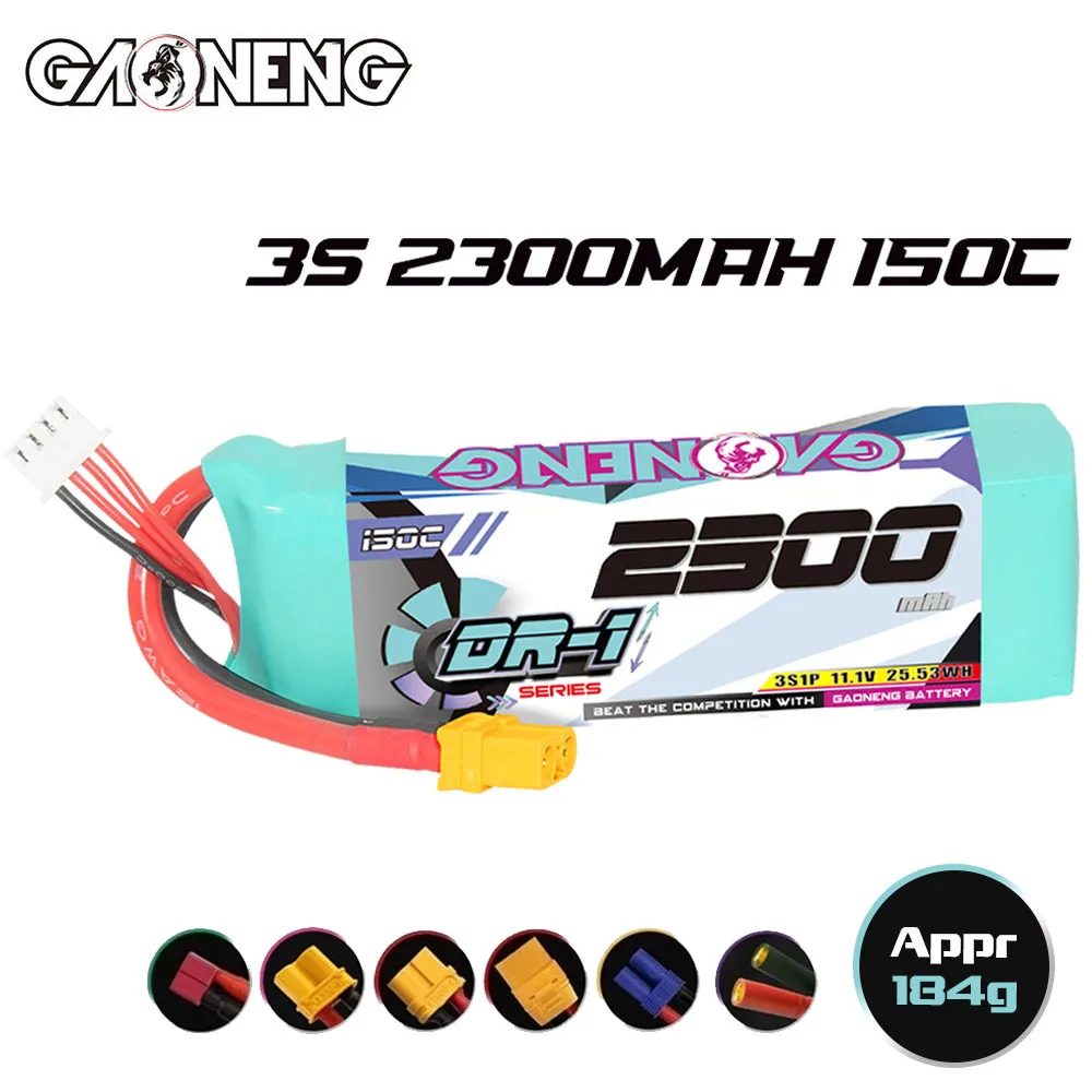 

11.1v Rechargeable Battery 2300mAh For 1/12 LC RC Racing Trucks Cars Four Drive Off-Road Spare Parts 150c GNB 3s Lipo Battery