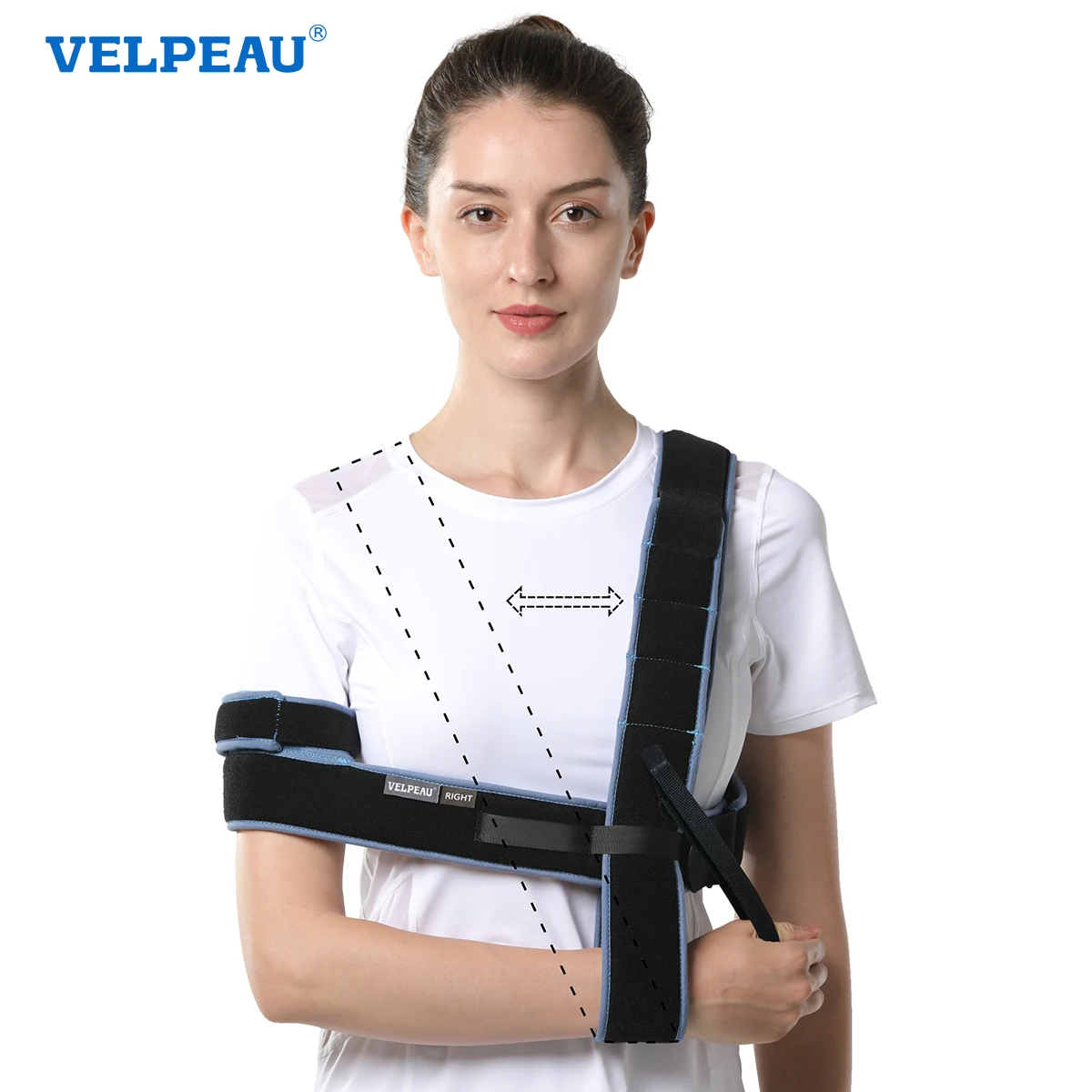 Velpeau Arm Sling Lite Version For Arm Fracture Or Elbow Injury Light