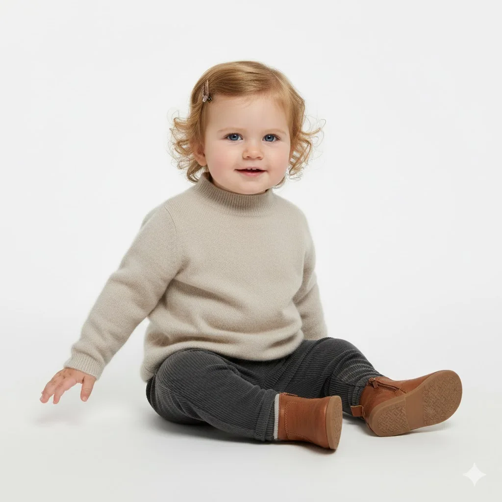 시즌시 가을 겨울  스웨터 단색 골지 니트 풀오버  남아 여아 따뜻한 긴팔 점퍼 키즈 상의