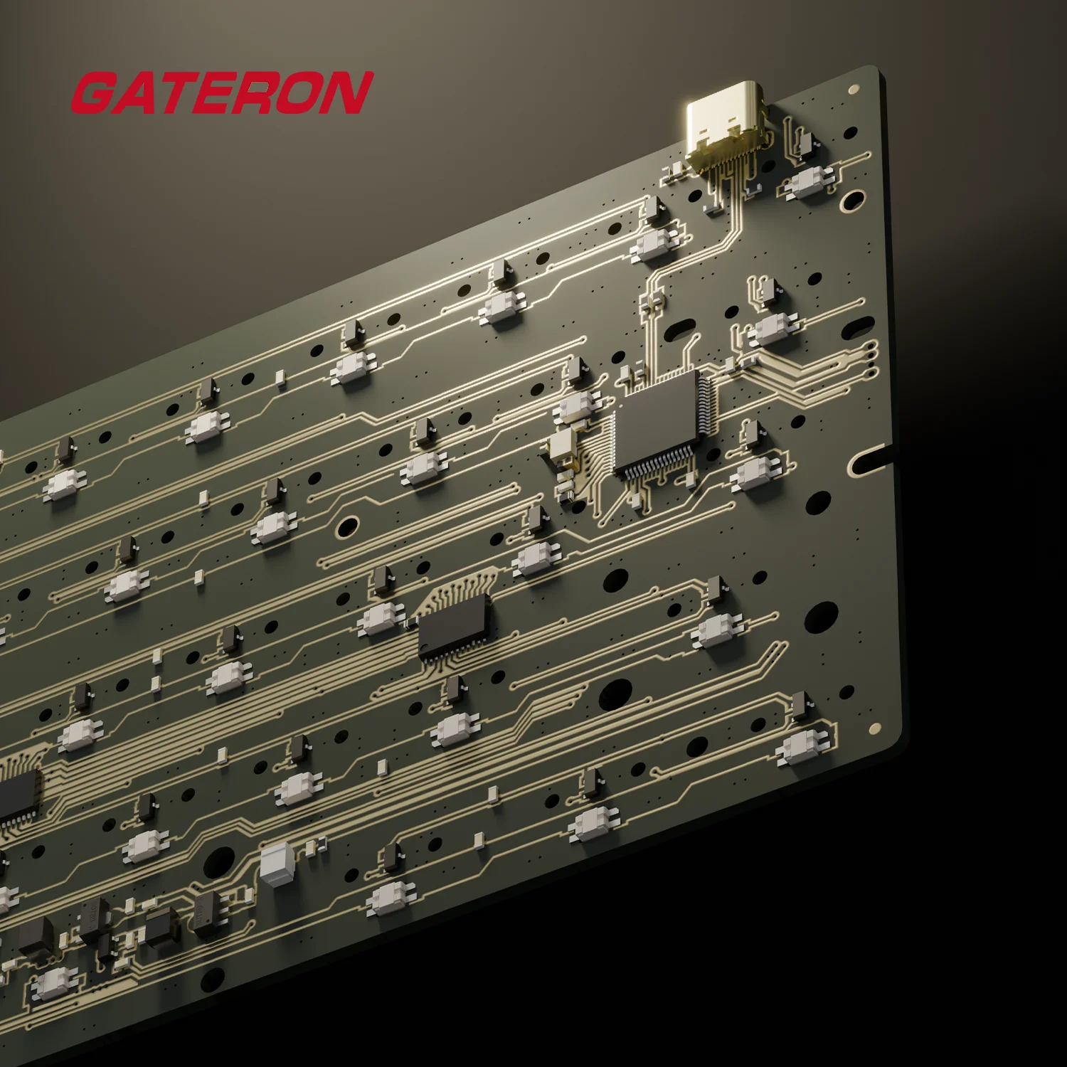 GATERON Gt60 磁気スイッチキーボード PCB 60% メカニカルキーボード