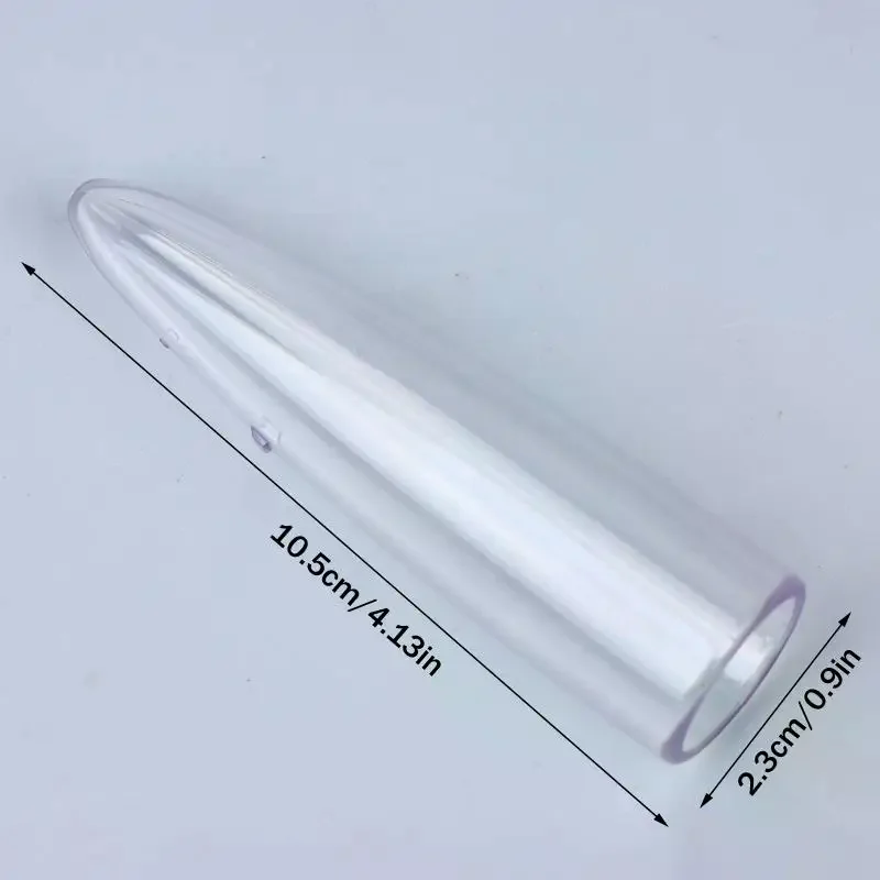 1pc 1C2858449-6TP Car Interior Decoration Vase - Transparent Clear Bud Flower Vase For New Beetle 1998-2010 Auto Accessories