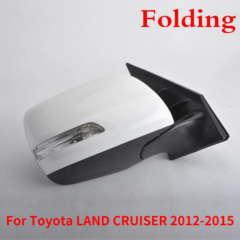 Capqx Auto Electric Folding Heated Side Rearview Mirror For Toyota Land