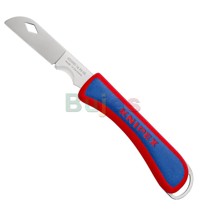 Knipex162050SBFoldingDismantlingCableKnifeforElectriciansDurableandRobustHigh