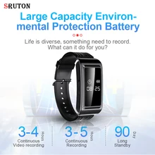 

SRUTON 2022 Smart Watch Mini Camera HD 1080P Camcorder Video Recording Bracelet Camera Mini Camera Wristband Wearable Device