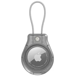 Durable Waterproof Keychain Cover with Anti - Lost Features (Transparent Grey)