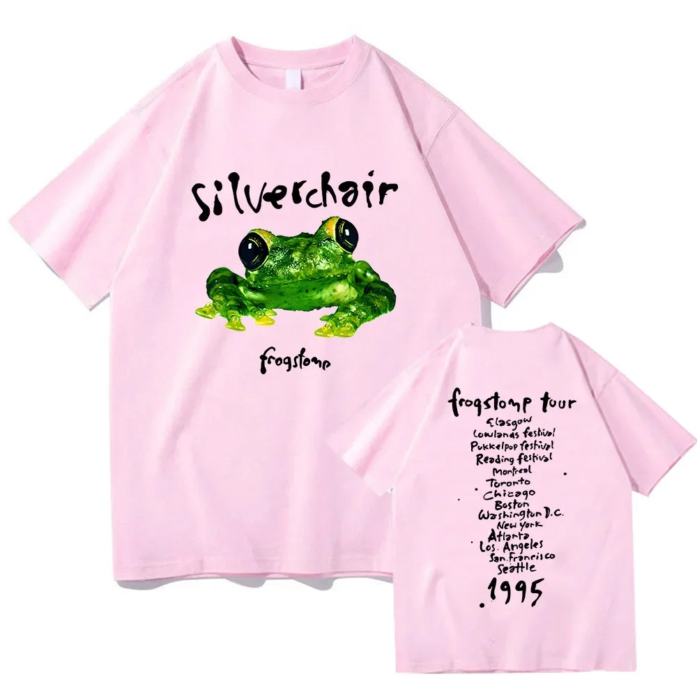 Silverchair Frogstomp 1995 T-shirts Short Sleeve Women/Men Cotton Tee-shirt Hip Hop Streetwear Summer Casual Unisex Gothic Tees 5