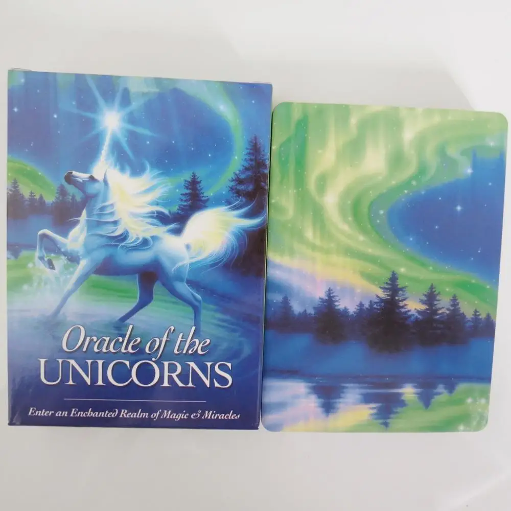 

new Tarot deck oracles cards mysterious divination unicorn oracles deck for women girls cards game board game