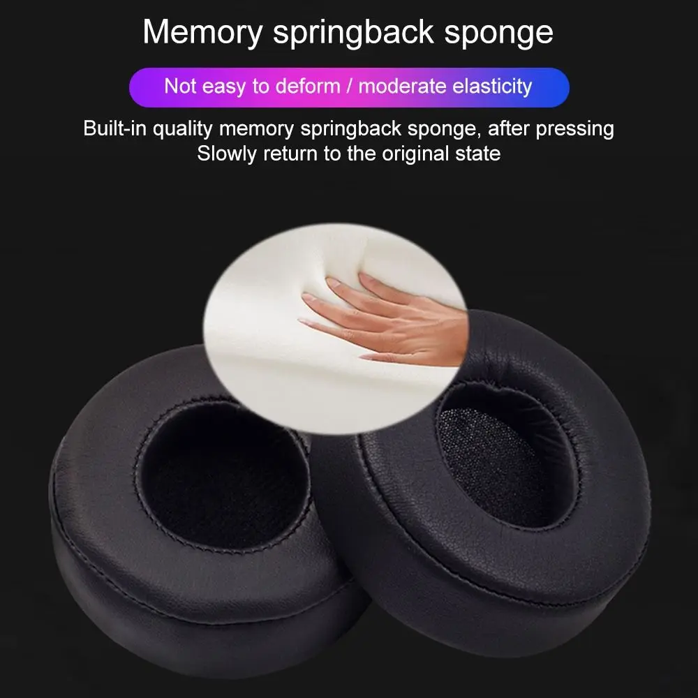 비츠 MIXR 헤드폰용 소프트 폼 이어패드, 교체용 이어 패드, 이어 쿠션, 노이즈 캔슬링 헤드셋 커버, 수리 부품, 1 쌍