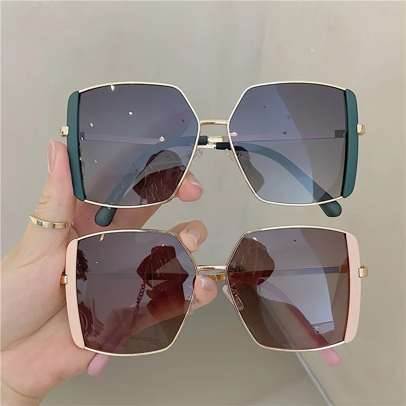 Fashion Metal Square Sunglasses Women's Outdoor Driving Fishing Eyewear Shades UV400