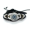 Proof That Tony Stark Has A Heart Leather Bracelets Glass Dome Multilayer Braided Bracelets Bangles Handmade Jewelry Gifts 3