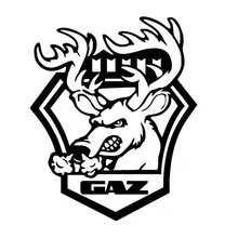 

Creative Gazelle Car Decor Motorcycle Laptop Helmet Camper Decorative Accessories Sunscreen Waterproof PVC Stickers