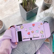 

Purple Cartoon Switch Protective Shell for Nintendo Switch Joycon Controller Soft TPU Case Cover For Nintendo Switch Accessories