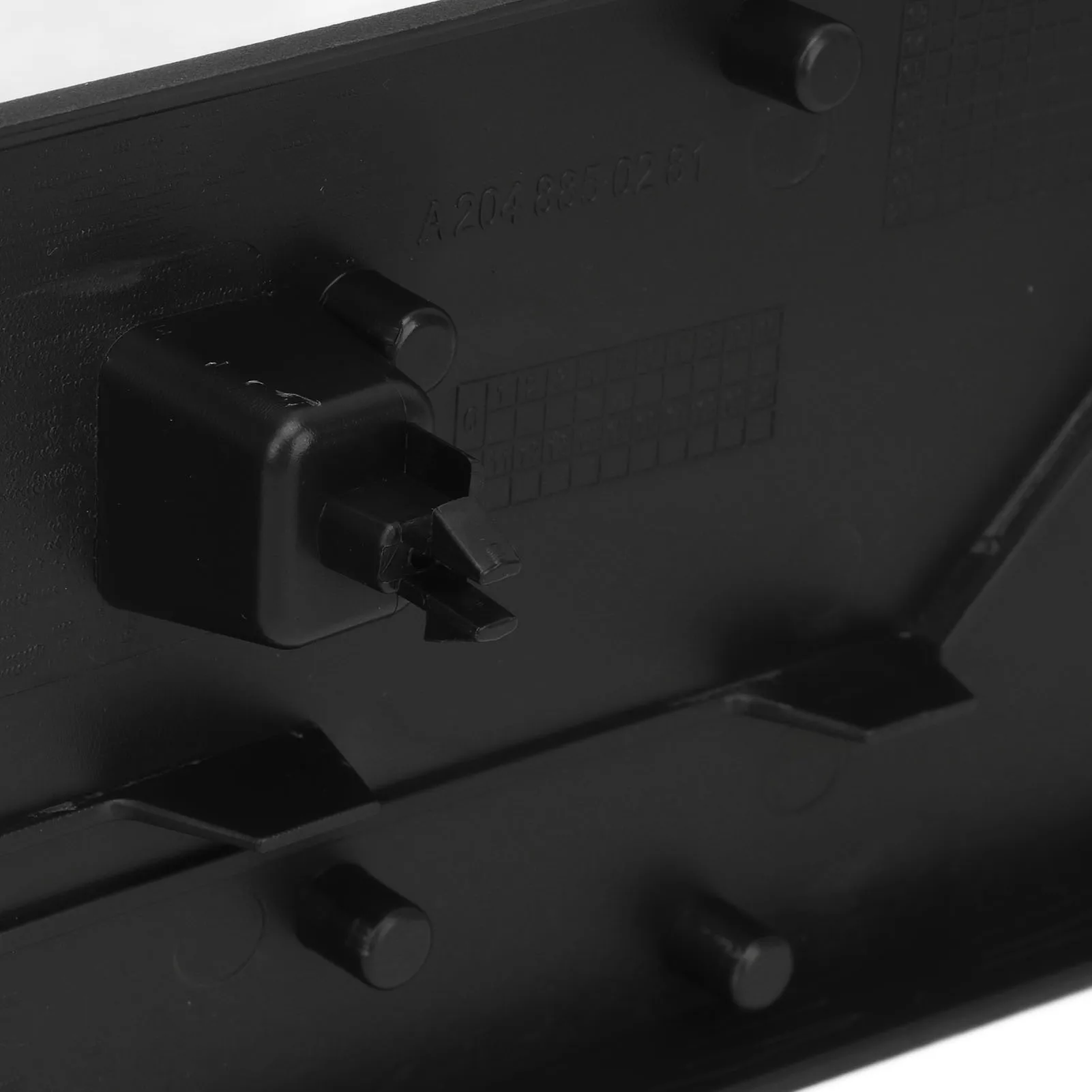 PP OE Standard Impactproof Front Bumper License Plate Holder For GLK-Class X204 2013 To 2015