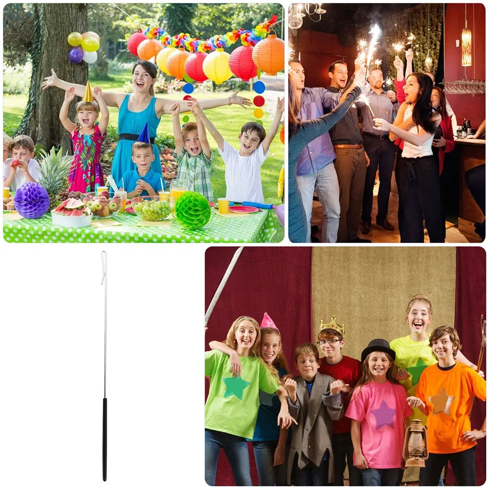 20-55Cm 퍼펫 암 로드 프리미엄 스테인레스 스틸 플라스틱 부드러운 손잡이 손 인형 제어용 간편 그립 퍼포먼스 파티용