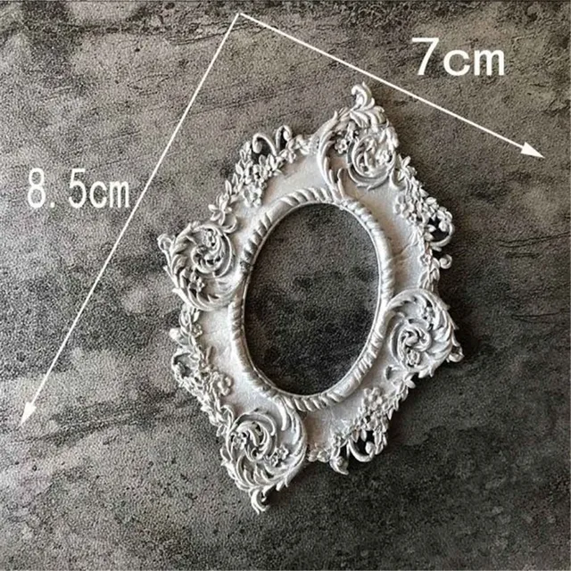 Szilikon Penész 1 Db Sütőpálca Torta Díszítő Szerszámok Retro Keret Csokoládé Szappan Sablonok Konyhai Cukorkás - Image 6