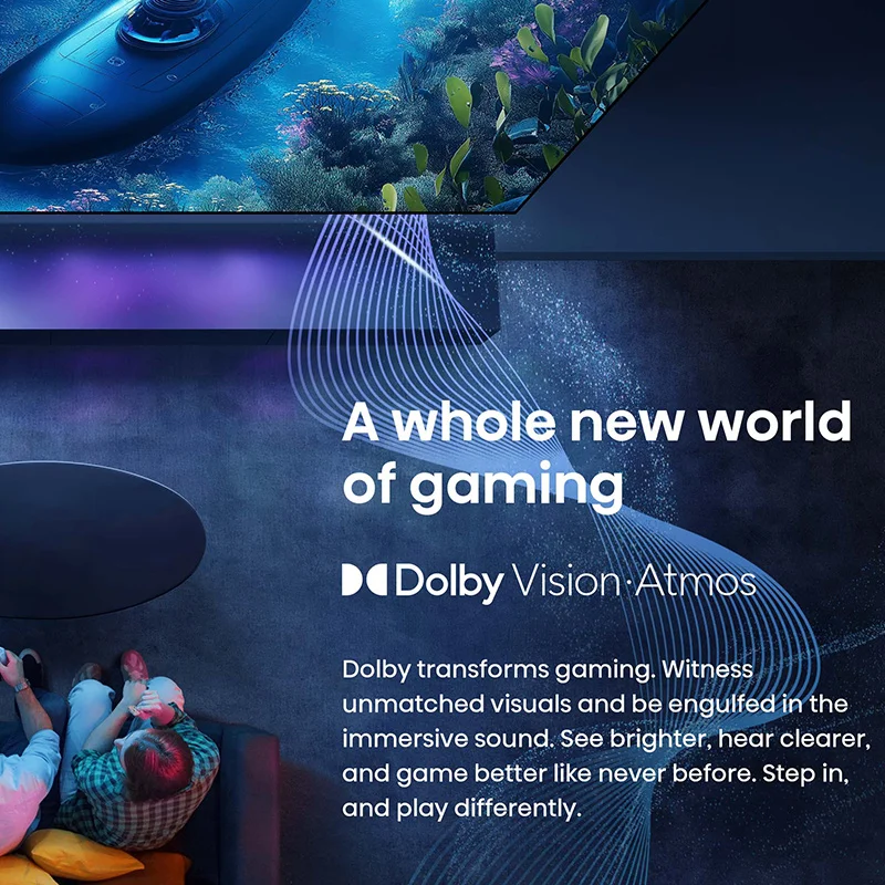 تلفزيون ألعاب Q7-55/65/75 بوصة 144 هرتز QLED، لون...