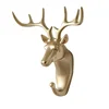 Animal Head Wall Hanger Hooks - Horse Giraffe Elk Elephant Decorative Bathroom Accessory Keyholder wall Guitar keychain Llaveros 4