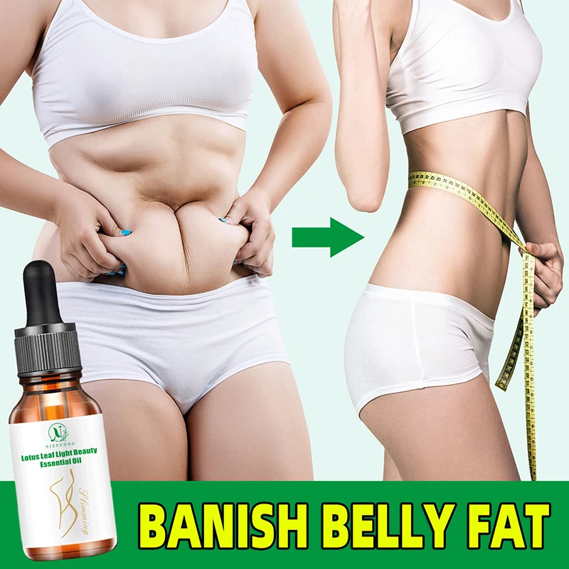 Slimming Essential Oil Dissolve Tummy Fat Burn Belly Slimming Weight Loss Natural Plant Extracts  Burning Fat Slimming Oils