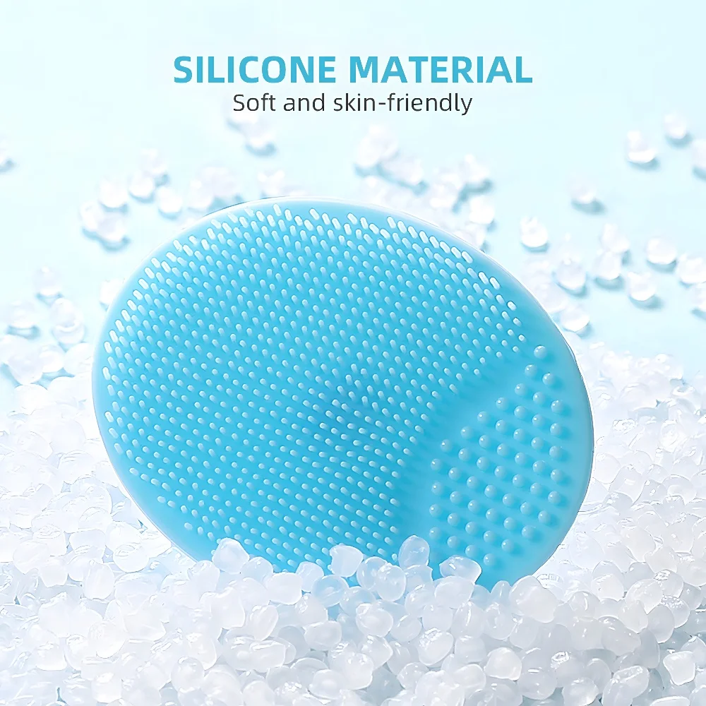 1PC Silicone Facial Cleaning Pad Face Pore Blackhead Exfoliating Cleanser Face SPA Massager Brush Skin Cleansing Scrubber Tools