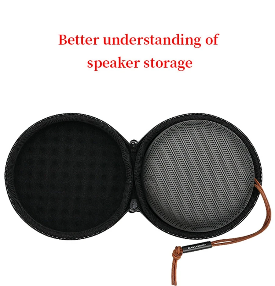 Portable Speaker Bag for B&O Beosound A1 1/2/3 Gen Speaker Sound Permeable Bags Outdoors Travel Carrying Transparent Case