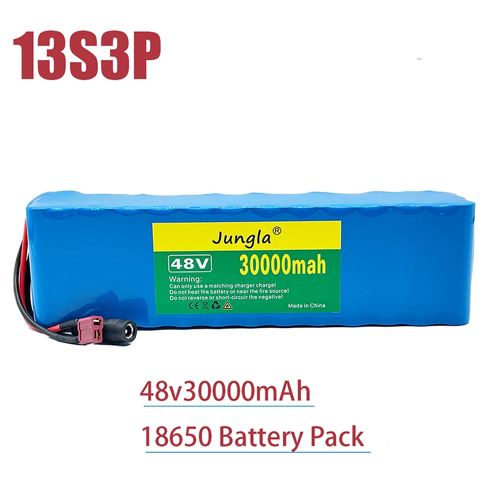 

Литий-ионный аккумулятор 13S3P 48 В, 30000 мАч, 30 Ач, Met Bms 1000 Вт, 54,6 в