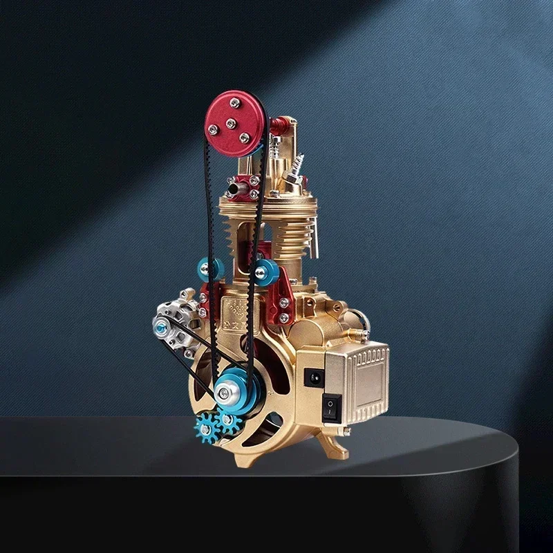 

Cultural Craftsman Single Cylinder Automobile Engine Metal Assembly Model Mechanical Assembly Adult DIY Play